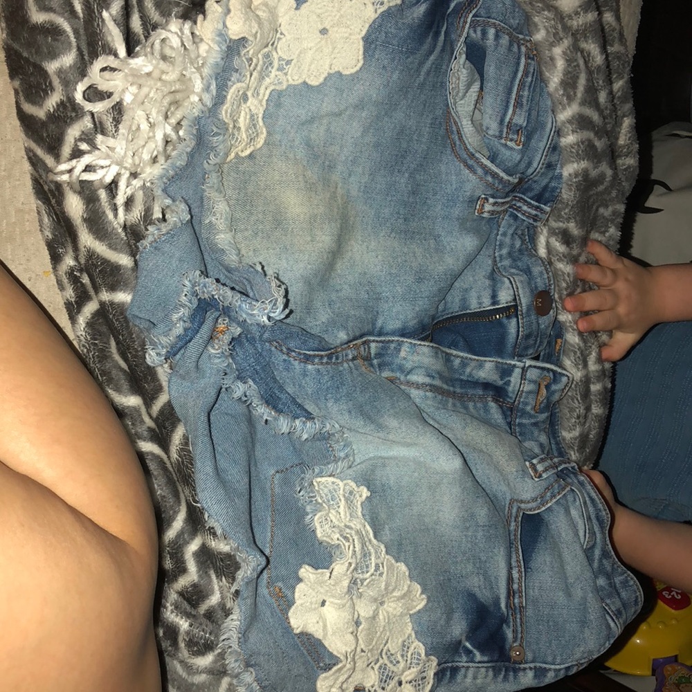 Target lace shorts